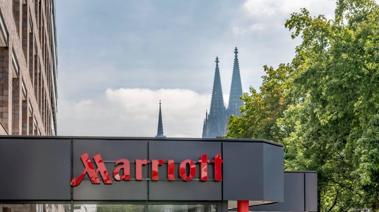 Cologne Marriott Hotel Exterior. Images powered by <a href="http://www.leonardo.com" target="_blank" rel="noopener">Leonardo</a>.