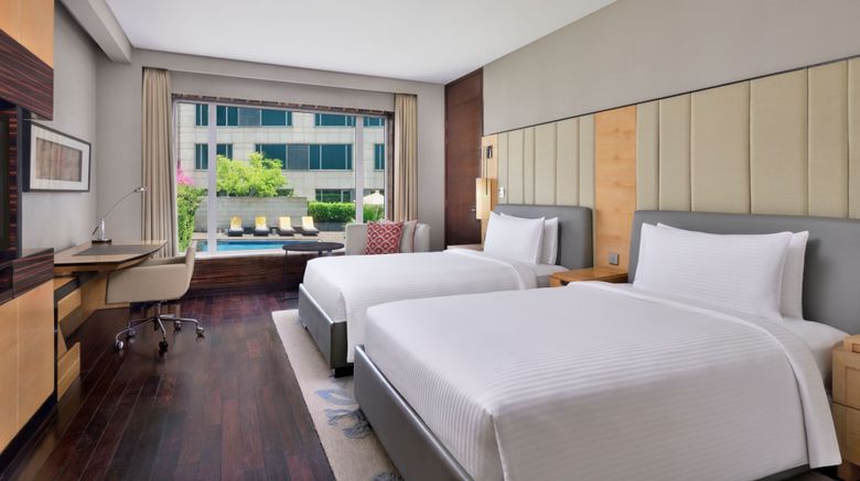 <b>JW Marriott Hotel New Delhi Aerocity Room</b>. Images powered by <a href="https://leonardo.com/" title="Leonardo Worldwide" target="_blank">Leonardo</a>.