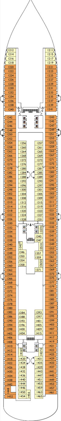 Costa Diadema Deck Plans- Costa Cruise Lines Costa Diadema Cruises: Travel  Weekly