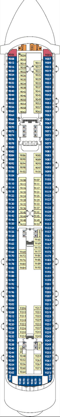 Costa Diadema Bizantino Deck Costa Diadema Bizantino Deck