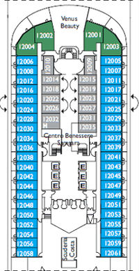 Costa Diadema Stella D'Africa Deck Costa Diadema Stella D'Africa Deck