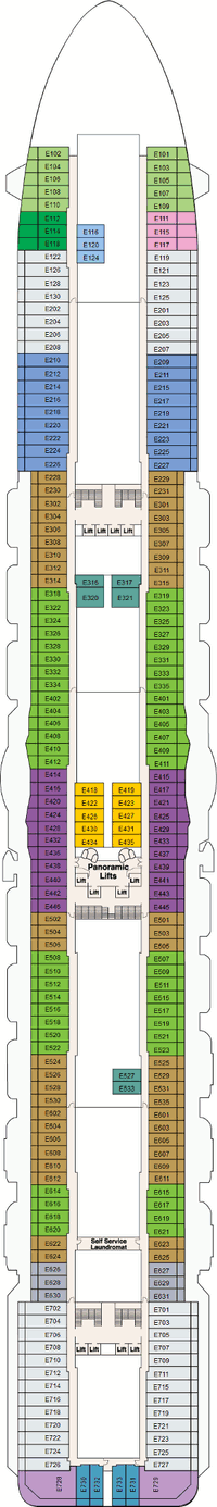 Majestic Princess Deck 8 - Emerald