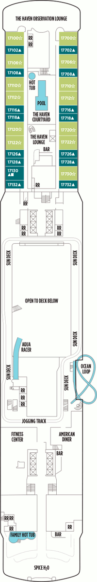 Norwegian Joy Deck Seventeen