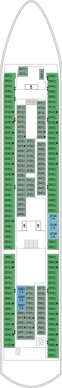 Marella Discovery 2 Deck Two