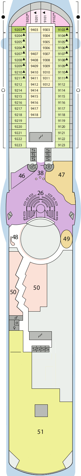 AIDAmar Deck Plans- AIDA Cruises AIDAmar Cruises: Travel Weekly