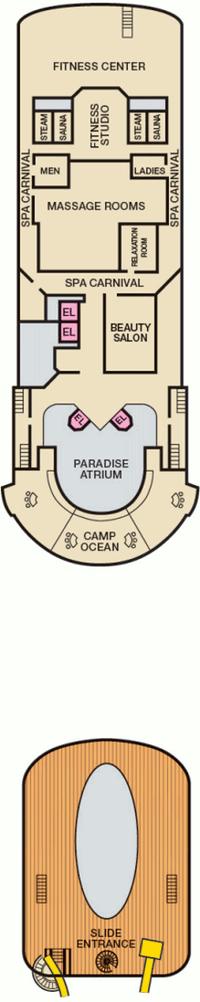 Carnival Paradise Sports Deck Carnival Paradise Sports Deck