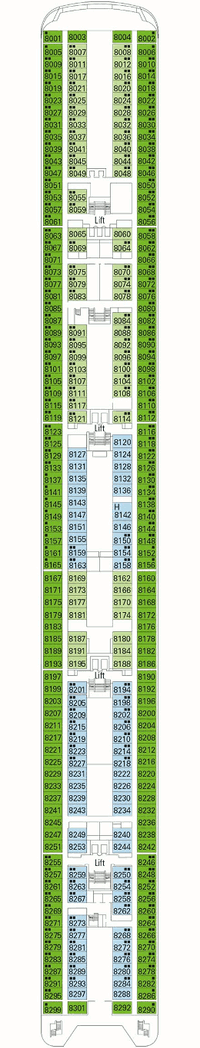 MSC Armonia Smeraldo Deck