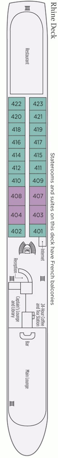 River Queen Rhine Deck