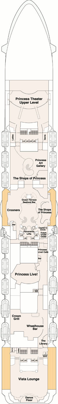 Royal Princess Deck 7 - Promenade