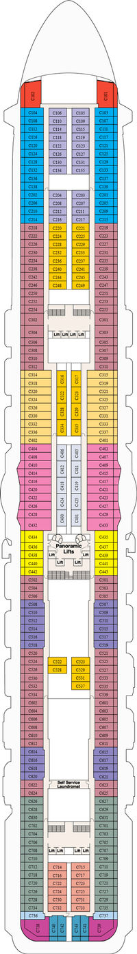 Royal Princess Deck 10 - Caribe