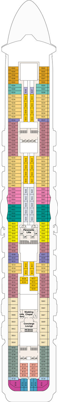 princess cruise deck plans