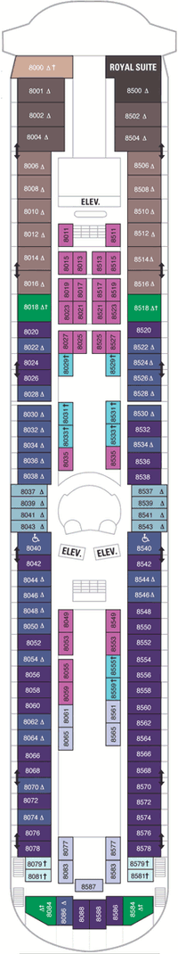 Grandeur of the Seas Deck Eight