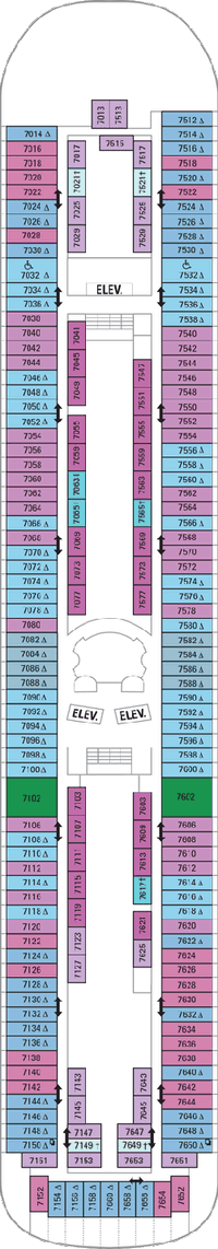 Vision of the Seas Deck Seven