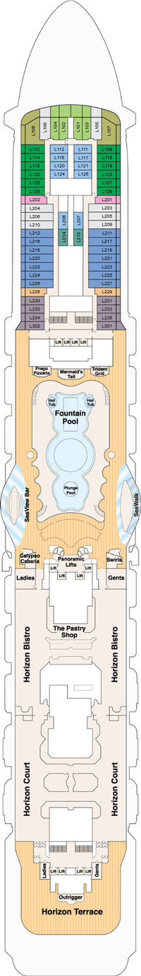 Regal Princess Lido Deck