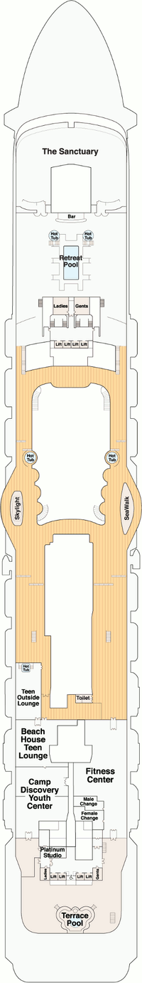 Regal Princess Deck 17 - Sun
