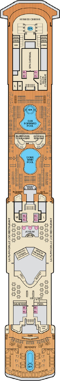 Carnival Spirit Lido Deck Carnival Spirit Lido Deck