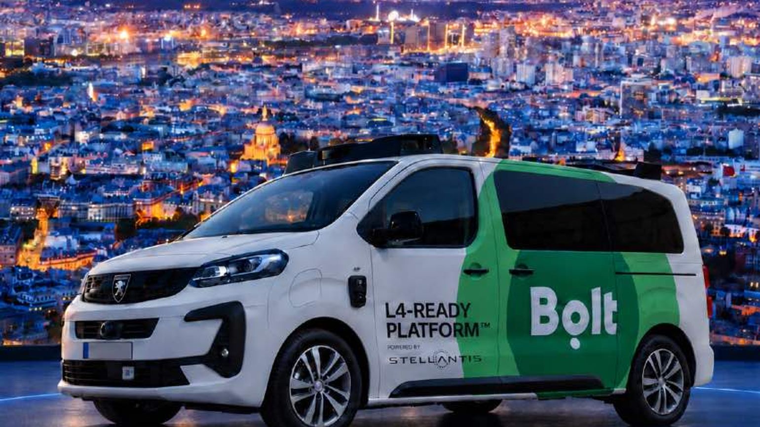Bolt and Stellantis autonomous vehicle