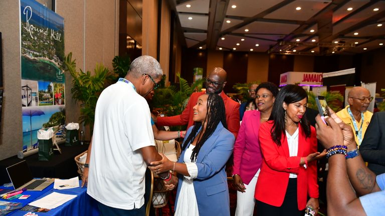The trade floor brought together travel advisors and suppliers for networking and business development.