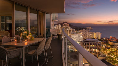 Many rooms and suites boast expansive lanais overlooking the sea.