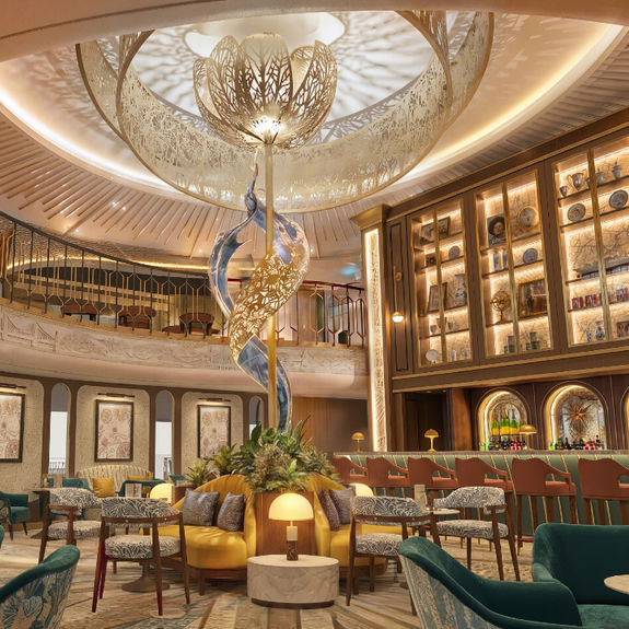 Bar 1873 will be Oosterdam’s updated atrium offering.