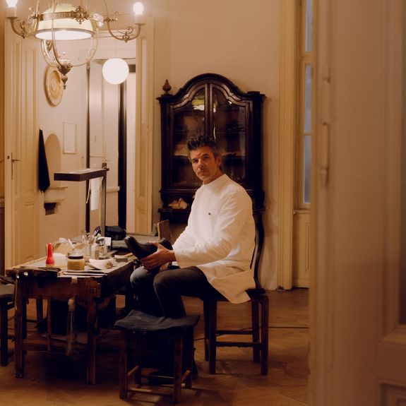 The Austria and Bavaria itinerary includes a visit to shoemaker Markus Scheer.