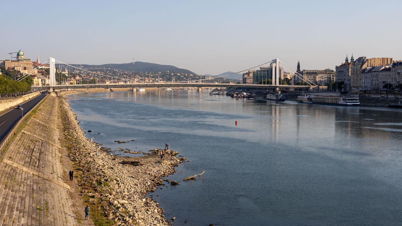 The Danube is among the European rivers with lower water levels this season.