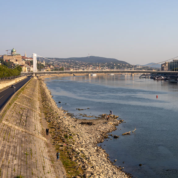 The Danube is among the European rivers with lower water levels this season.