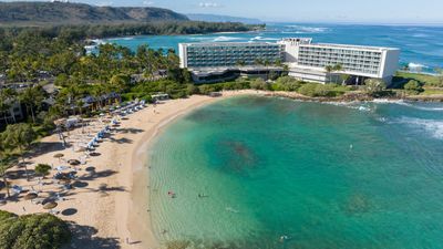 The Ritz-Carlton Oahu, Turtle Bay, stands between the North Shore's Kuilima Cove and Turtle Bay.