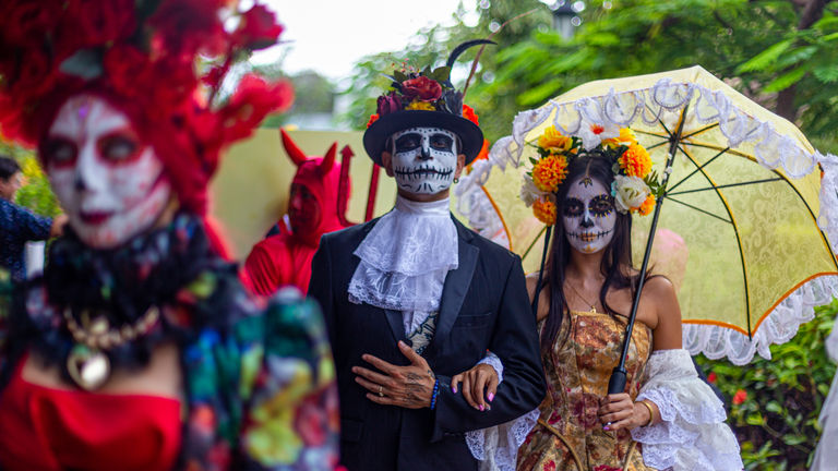 Sandos Caracol Nature Resort & Water Park will be decorated with ofrendas and host mariachi performances, dance performances and parades.