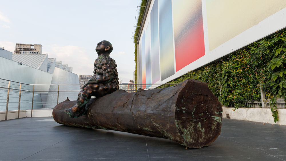 A sculpture by Paloma Varga Weisz at Dib Bangkok, a new contemporary art museum