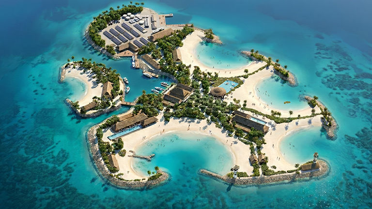 Sandy Cay will be a luxury private island adjacent to Ocean Cay MSC Marine Reserve.