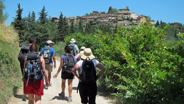 Vacationers can soak in some of Italy’s most iconic landscapes on the Exodus Adventure Tours Tuscany Walks & Chianti Wines small-group product.
