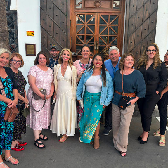 Travel advisors participated in city tours, a cooking class and visits to landmark sites.