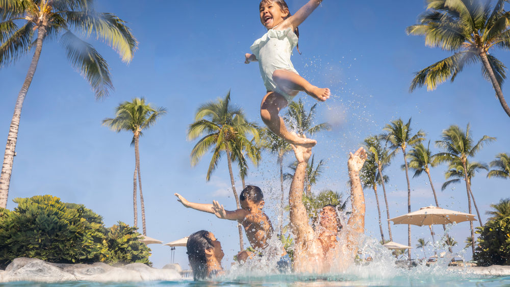 Fairmont Orchid offers a casually upscale stay for families who want to make memories together outdoors.