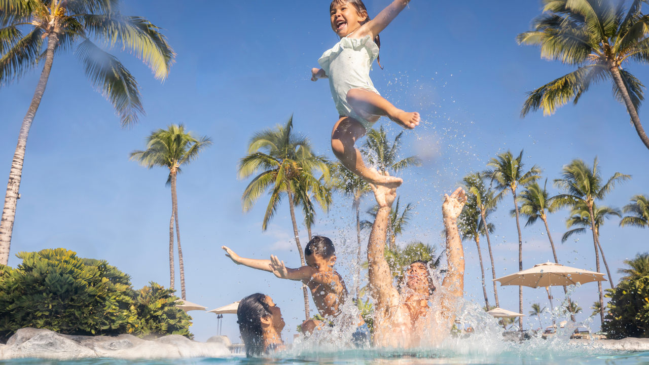 Fairmont Orchid offers a casually upscale stay for families who want to make memories together outdoors.