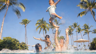 Fairmont Orchid offers a casually upscale stay for families who want to make memories together outdoors.