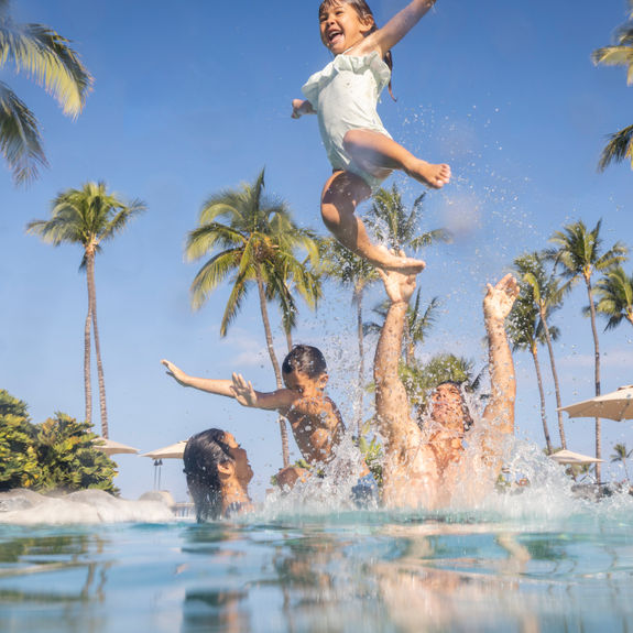 Fairmont Orchid offers a casually upscale stay for families who want to make memories together outdoors.
