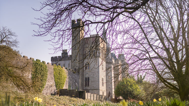 Cardiff Castle is easy to visit, thanks to its central location in the city.