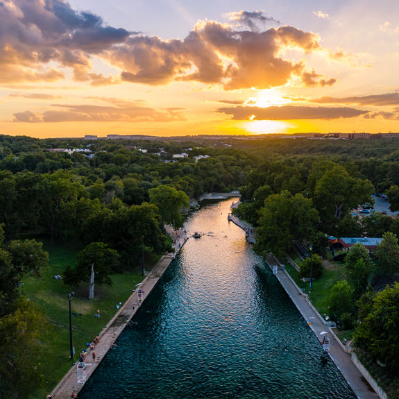 Barton Creek Pool is one part of the larger Barton Creek Greenbelt.