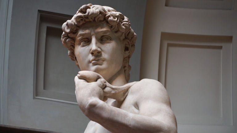 Exodus travelers can schedule time with Michelangelo’s David on the tour.