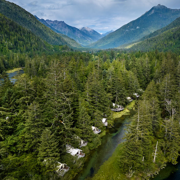 Clayoquot Wilderness Lodge offers 25 luxury safari tents, fine dining, curated outdoor adventures and more.