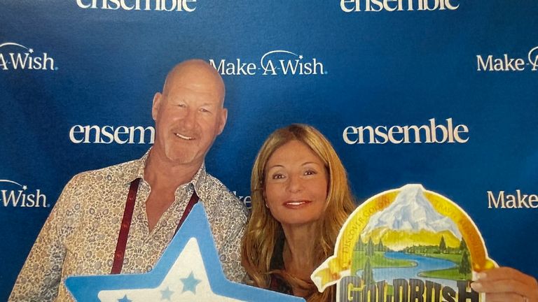 Jeff and Brigette Oestreich, owners of Goldrush Getaways, incorporate charitable donations into their budget every year.