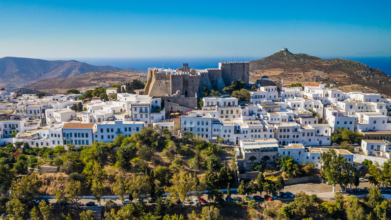 Of all the Greek islands, Kossyfas recommends visiting Patmos now.