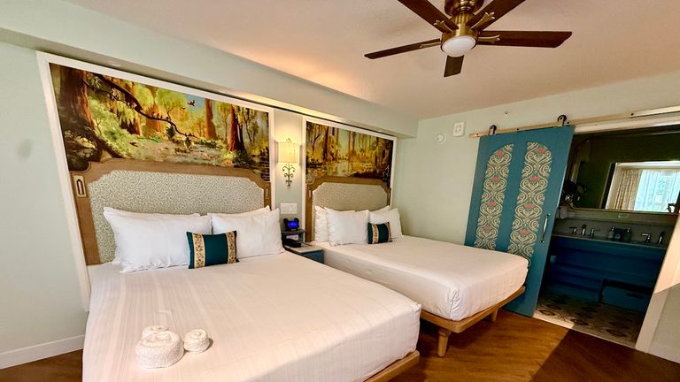 New "Tiana touches" add signature Disney magic to guestrooms.
