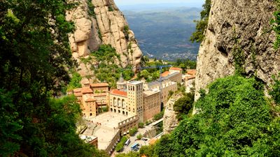 Santa Maria de Montserrat Abbey is a top attraction in Montserrat.