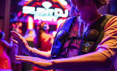 Haptic vests translate music and sound effects into physical sensations for guests at silent discos across Disney Cruise Line’s fleet.