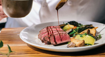 Seabourn's "culinary philosophy" is taking its name from its main restaurant, Earth & Ocean.