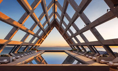 The rooftop pool at the Cape Town Edition in South Africa.