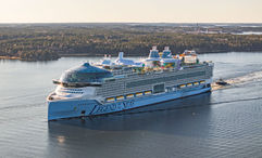 The Legend of the Seas, Royal Caribbean International's newest ship, which debuted this past summer.