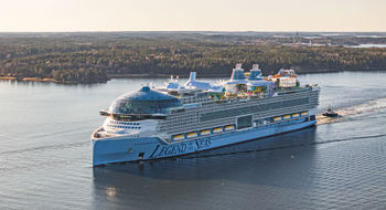 The Legend of the Seas, Royal Caribbean International's newest ship, which debuted this past summer.